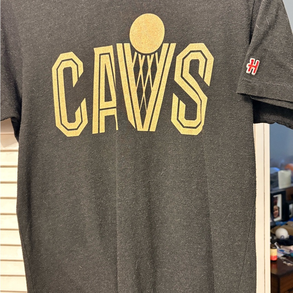 HOMAGE CAVS Black and Gold Men's T-Shirt